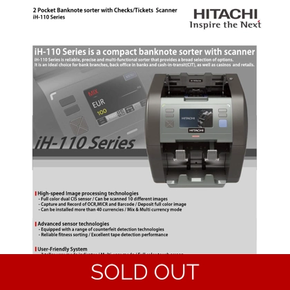 Cash counter Hitachi iH-110 Cash counter Hitachi iH-110